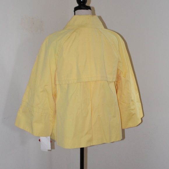 Style&co. Vibrant Yellow rain jacket - Picture 4 of 9